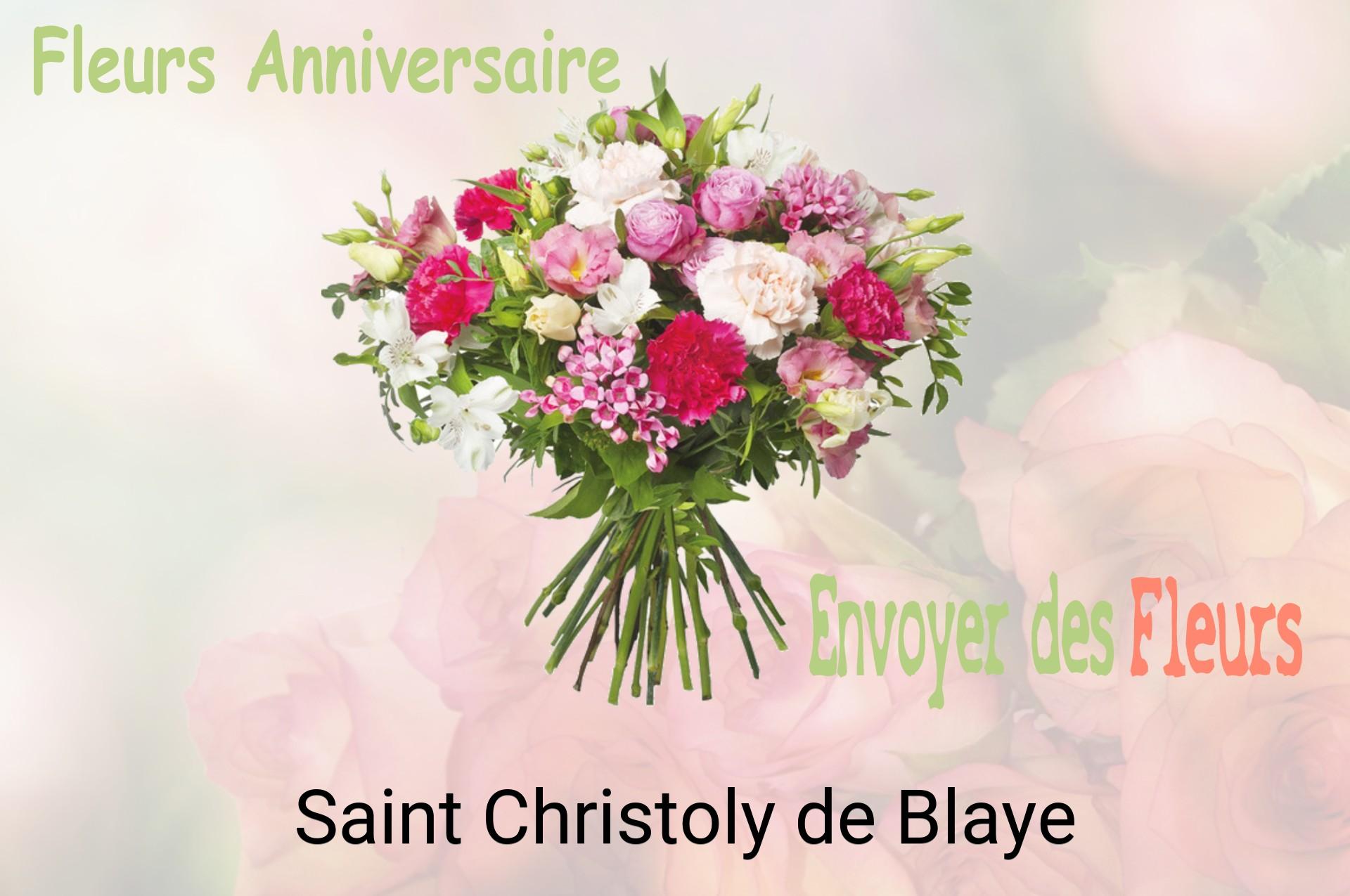 Bouquet de fleurs d’anniversaire livré à Saint-Christoly-de-Blaye