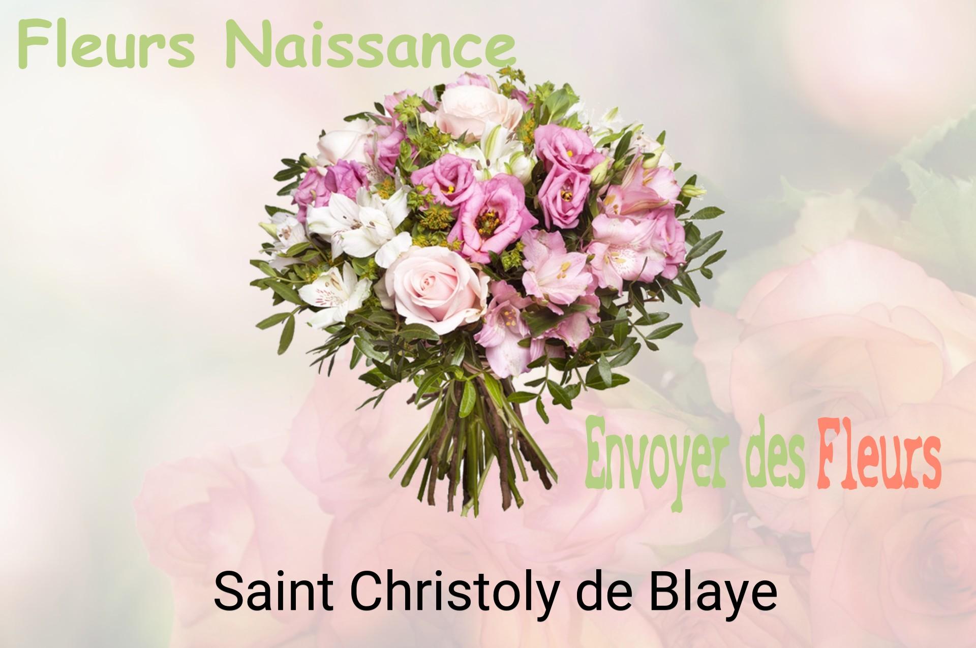 Bouquet de fleurs de naissance livré à Saint-Christoly-de-Blaye